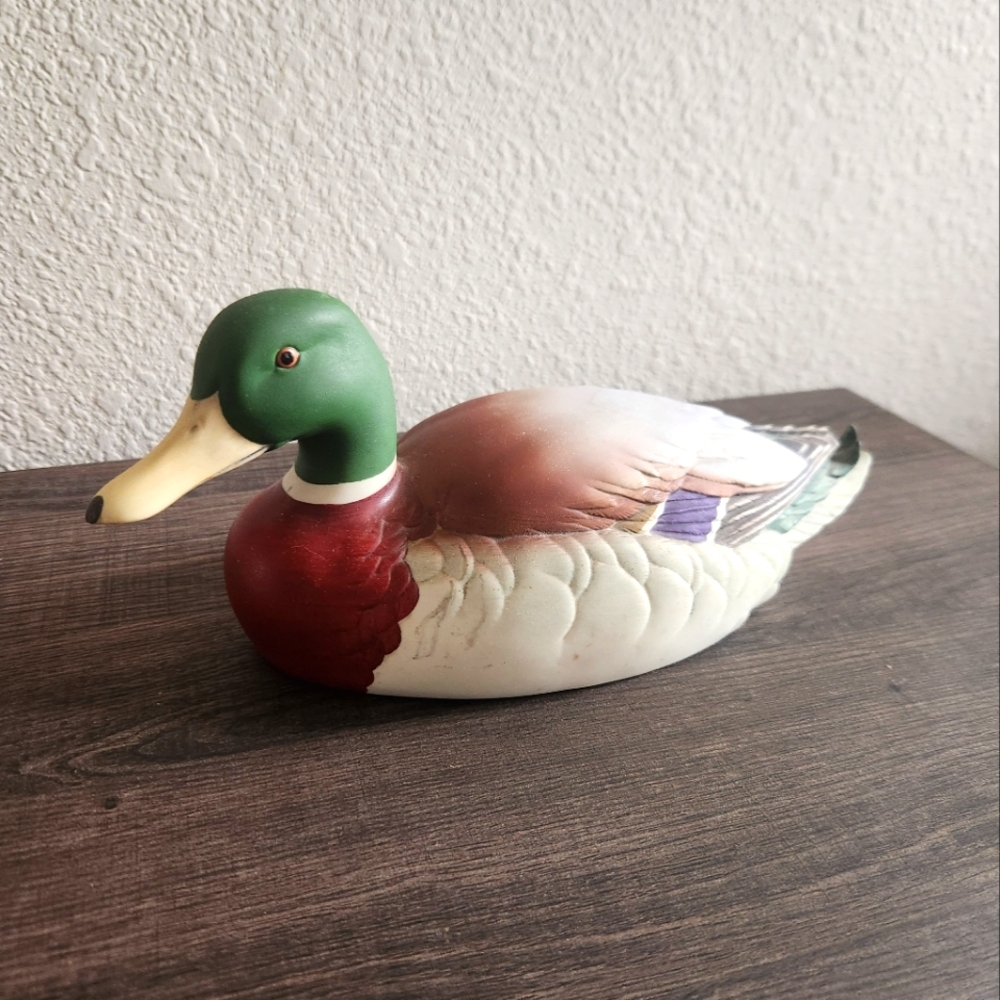 Big ceramic mallard duck